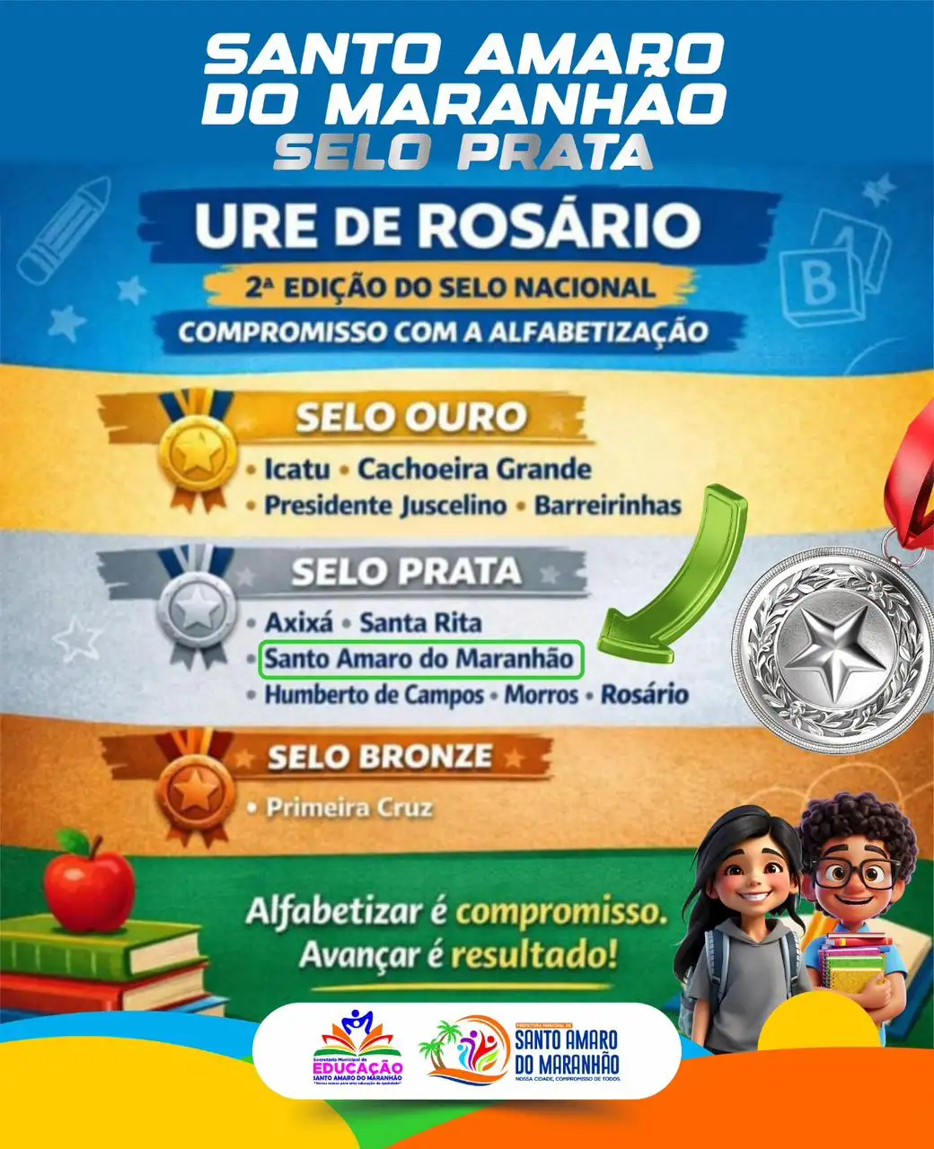 NOSSA EDUCAÇÃO SEMPRE AVANÇANDO!